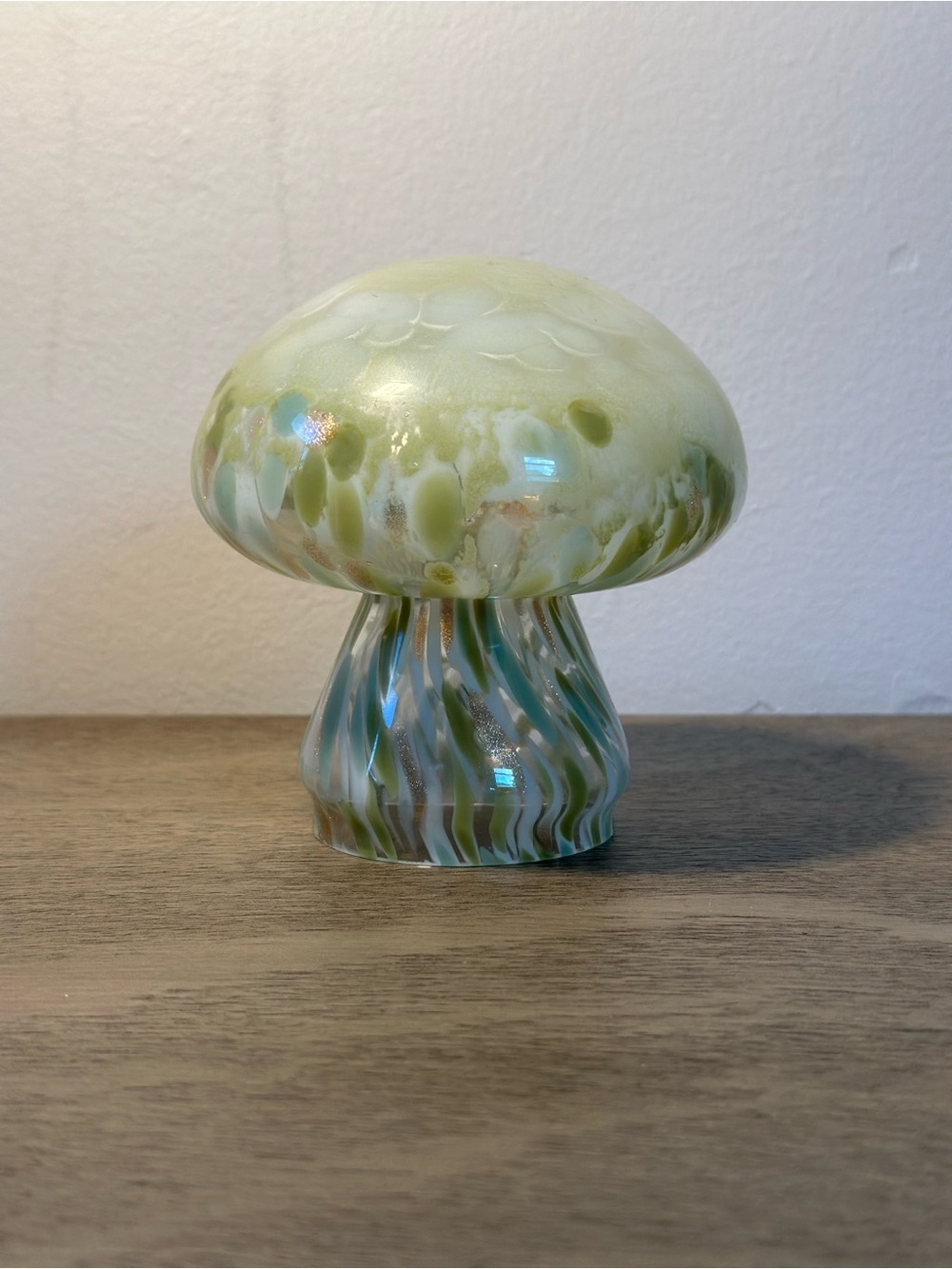 Glass Mushroom Decor